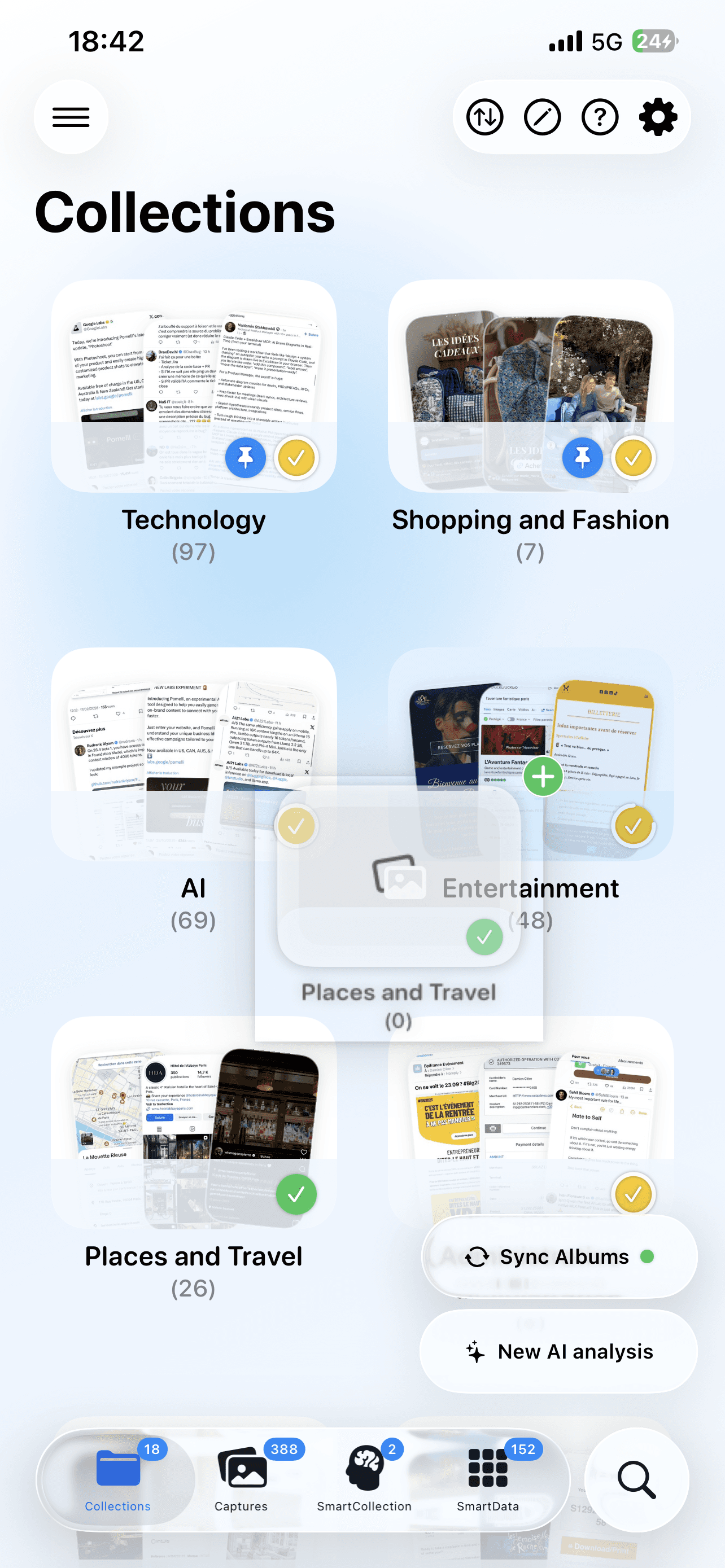 Screenshot de l'application