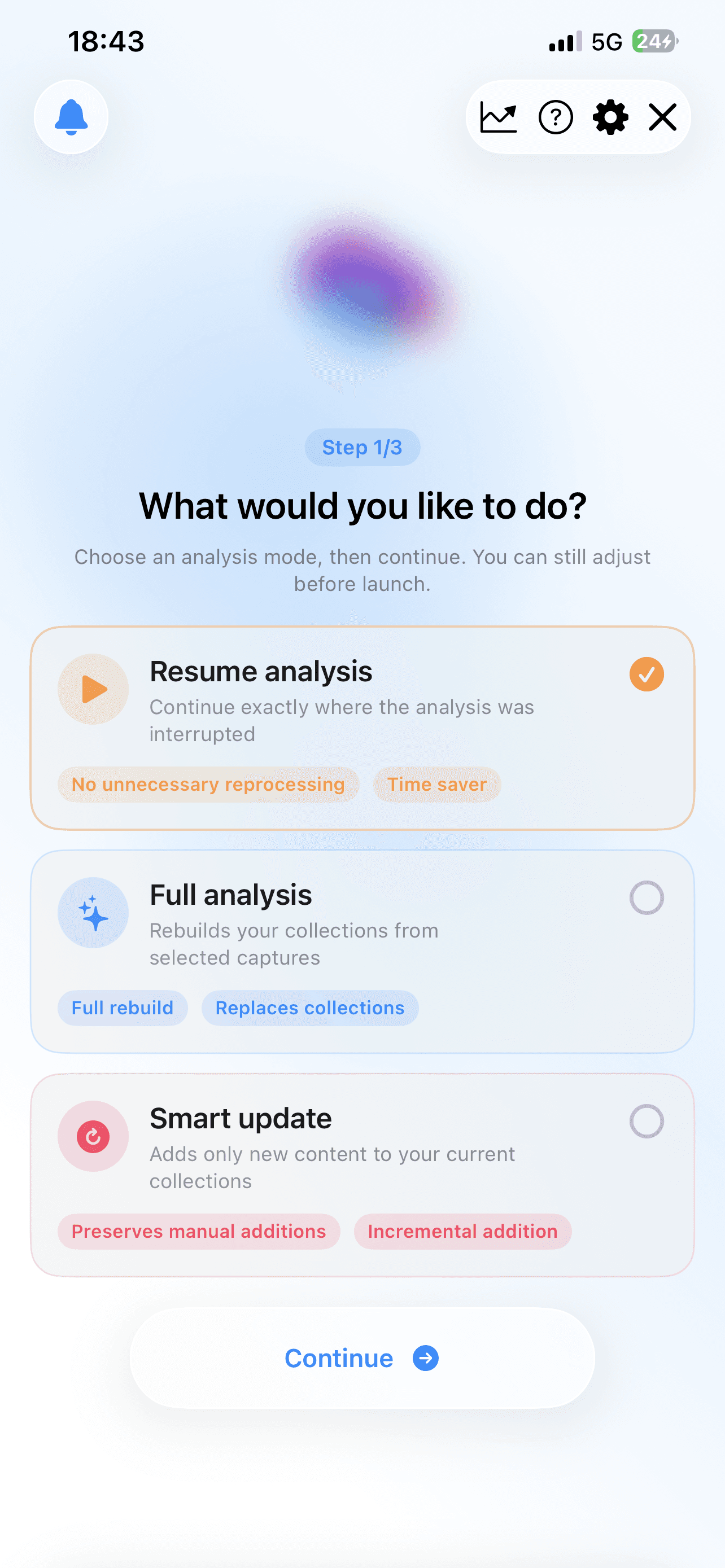 Screenshot de l'application