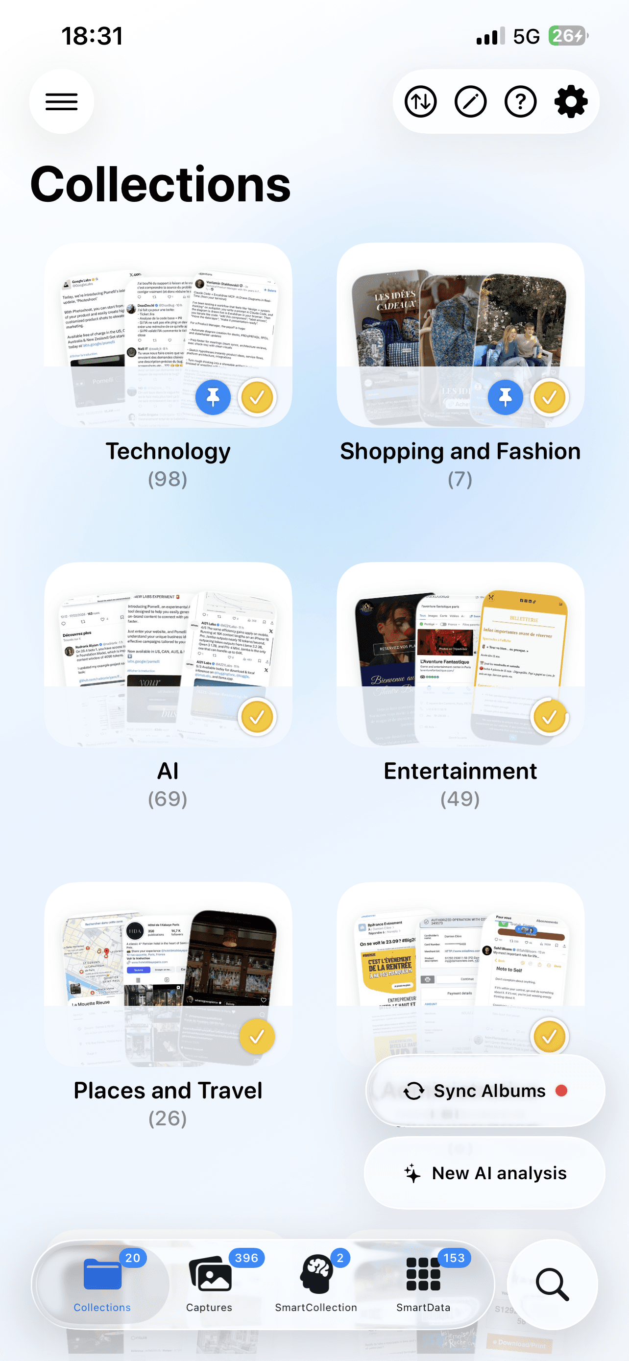 Collections of App Screenshots